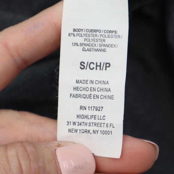 Rebook Sweatshirt Womens S Gray Long Sleeve Drawstring Logo Pullover Hoodie - Picture 7 of 16